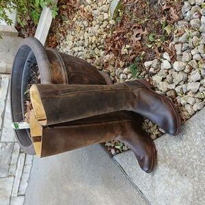 Justin Boots Brown Heeled Boots